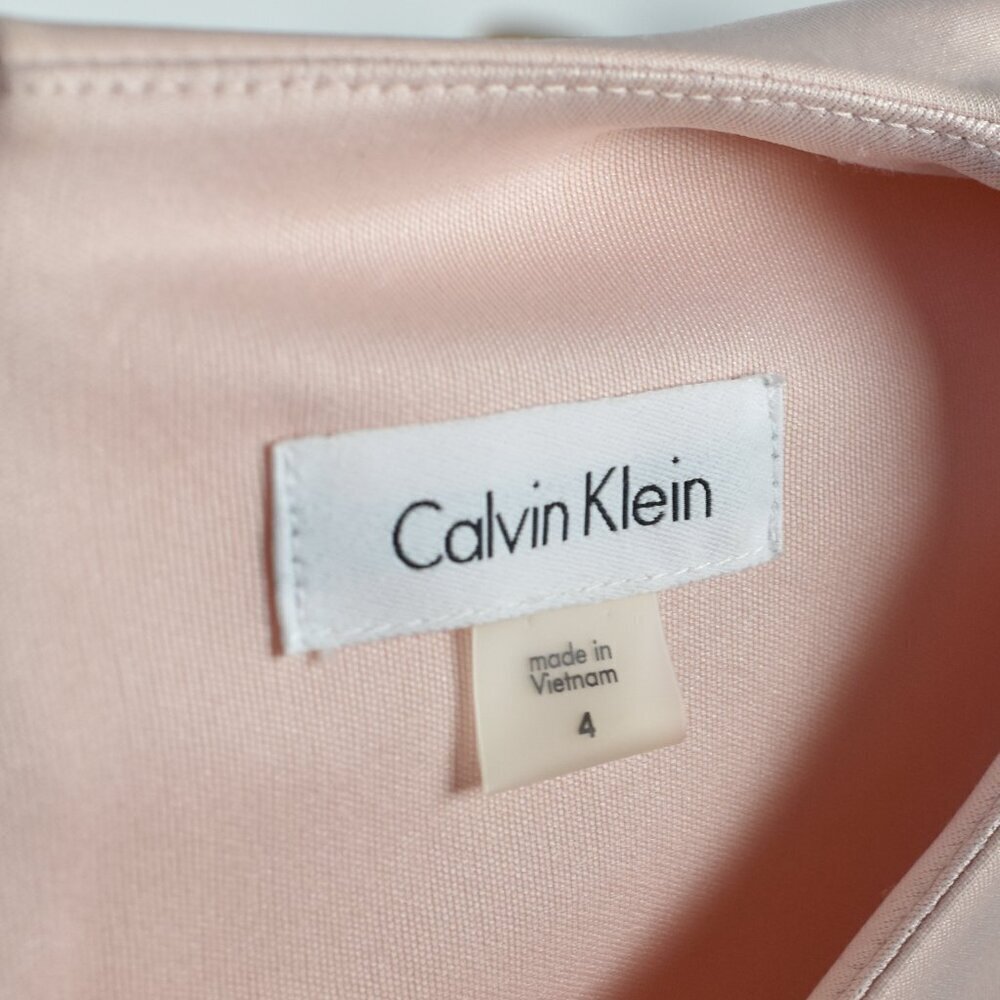 Calvin Klein Cold Shoulder Scuba Sheath Dress - 4 - Picture 9 of 9